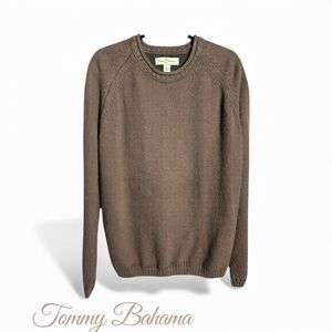 Tommy Bahama Men's Crewneck Sweater in Warm Brown